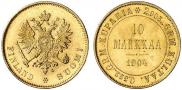 10 markkaa 1904 year