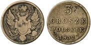 3 grosze 1832 year