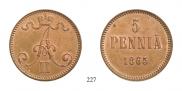 5 pennia 1865 year