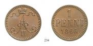 1 penni 1866 year