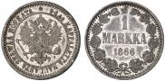 1 markka 1866 year