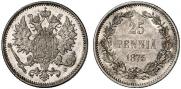 25 pennia 1875 year