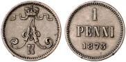 1 penni 1873 year