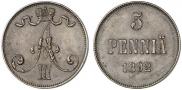 5 pennia 1892 year