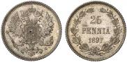 25 pennia 1897 year