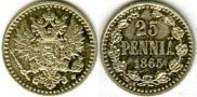 25 pennia 1865 year