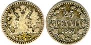 25 pennia 1867 year