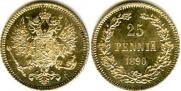 25 pennia 1890 year