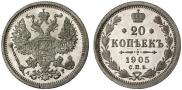 20 kopecks 1905 year