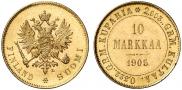 10 markkaa 1905 year