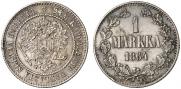 1 markka 1864 year