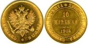 10 markkaa 1904 year