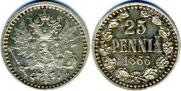 25 pennia 1866 year