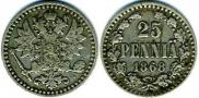 25 pennia 1868 year