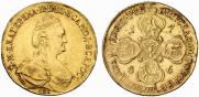 10 roubles 1786 year