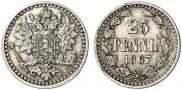 25 pennia 1867 year