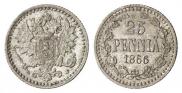 25 pennia 1866 year