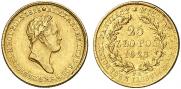 25 złotych 1828 year