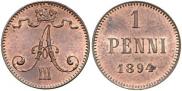 1 penni 1894 year