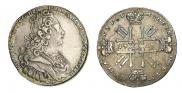 1 rouble 1727 year