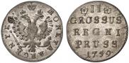 2 grosze 1759 year