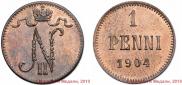 1 penni 1904 year