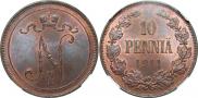 10 pennia 1911 year