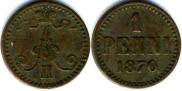 1 penni 1870 year