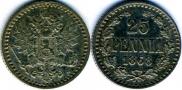 25 pennia 1868 year