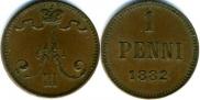 1 penni 1882 year