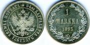 1 markka 1893 year