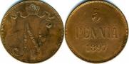 5 pennia 1897 year