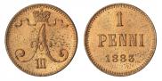 1 penni 1883 year