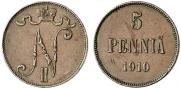 5 pennia 1910 year