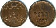 1 penni 1872 year