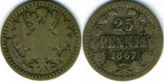 25 pennia 1867 year