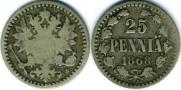 25 pennia 1868 year