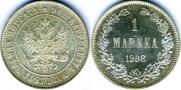 1 markka 1908 year