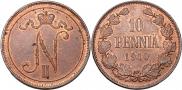 10 pennia 1910 year