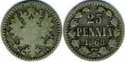 25 pennia 1868 year