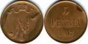 5 pennia 1907 year