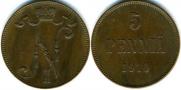 5 pennia 1910 year