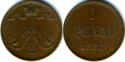 1 penni 1882 year