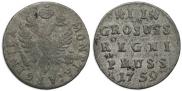 2 grosze 1759 year