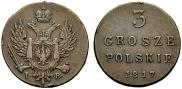 3 grosze 1817 year