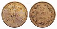 10 pennia 1876 year