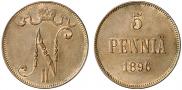 5 pennia 1896 year