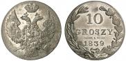 10 groszy 1839 year