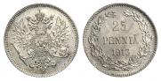 25 pennia 1913 year