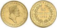 25 złotych 1828 year